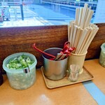 加賀 - 卓上常備。