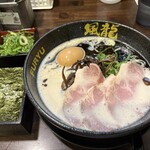とんこつラーメン博多風龍 - 黒マー油ラーメン