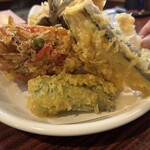 丸千葉 - 逆サイドから〜メインを支える健気なピーマン天が、とても好きだ‼️