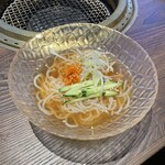 焼肉 あざす - 究極出汁の冷麺。美味し。