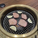 焼肉 あざす - レモンネギタン塩。美味し。