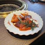 焼肉 あざす - コリコリ、上レバー、ホルモン。美味し。