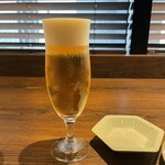 焼肉 あざす - 生ビール。美味し。