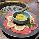 焼肉 あざす - レモンネギタン塩。美味し。
