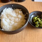 涮涮鍋壽喜燒Dontei 宇都宮鶴田店 - ご飯・香の物