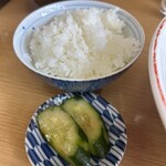 江ちゃんラーメン - 小めし＆胡瓜