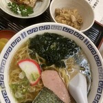 ぶんぷく亭 - ラーメン　塩さば　切干大根