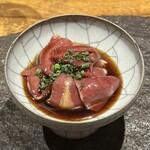 焼鳥こくれ - はつ紹興酒漬け
