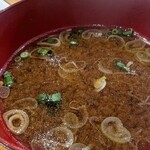 とんかつ 牡丹 - 味噌汁