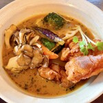 スープカレー RAN - ザンギ/辛2/舞茸トッピング