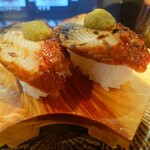 回転すし北海道 - 炭火焼きうなぎ柚子胡椒