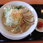 幸楽苑 - 塩とんこつ+トッピング