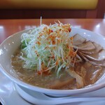 幸楽苑 - 塩とんこつラーメン+ネギ