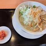 幸楽苑 - 塩とんこつ+トッピング