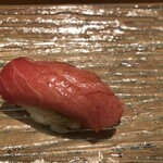 寿司英 - トップバッターは戸井の中トロ❗️
