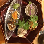 寿司英 - 手の込んだ八寸