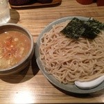 麺屋 百式 - 渡り蟹のつけ麺 冷やもりの大盛り