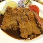 Beef demi-cutlet set meal