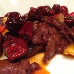 中国料理 四川飯店 - 黒毛和牛の山椒とクミンの炒め