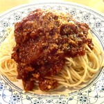 珈琲店ぴーぷる - ミートソーススパゲッティ
