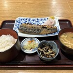 炭火焼専門食処 白銀屋 - とろさば旨塩焼き定食('25/06/06)