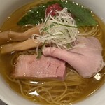 人力俥 - 麺は細麺。具材がたっぷり！