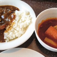 スカイレストラン ハレアス - ホッキとナスのカレーとスープカレー