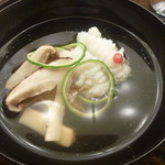 懐石料理 桝田 - 御椀（鱧と松茸）