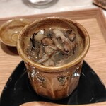 焼鳥 にしき - 舞茸の茶碗蒸し