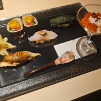 鮨 起承転結 - いくらの下にはとろろとごはんが♡♡♡