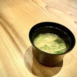 すしやのたい悟 - ・お椀（海老だしお味噌汁）