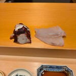 鮨 はしもと - 明石産∶蛸と鱸