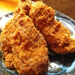 魚虎千両 - まぐろ串カツ3本990円