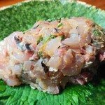 魚虎千両 - どんちっちあじなめろう880円