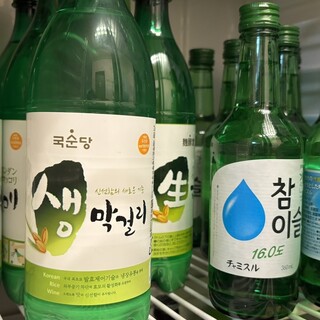 韓国でおなじみの顔ぶれ！JINRO・百歳酒・マッコリなど多彩