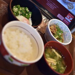 すき家 - 料理写真:牛まぜのっけ朝食・ごはんミニ（３９０円）２０２５年６月