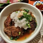 おはなぼう - どんこしいたけ肉詰め揚げ出し530円