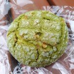ヤマトラ - 抹茶とホワイトチョコのメロンパン
