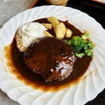 cafe 元希 - ハンバーグ定食