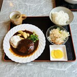 cafe 元希 - ハンバーグ定食