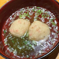 北の幸 海道 - これが「カニ団子のとろろ汁」