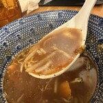 極濃湯麺 フタツメ - 【2025.6.6(金)】冷やしトマトもりたんめんのスープ