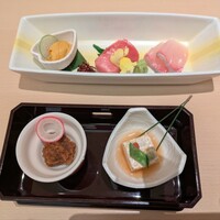 函館うに むらかみ 日本生命札幌ビル店 - 突出しとお造り