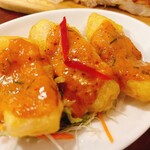 2階のタイ料理屋 コップン天満 - チューチープラー(揚げ魚のココナッツカレーソース)