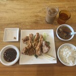 蓮 - 油淋鶏セット