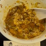 麺処 にしむら - 御飯ダイブで、どてやき丼