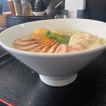 麺堂にしき 西武新宿店 - 特製鴨だし塩ラーメン＋鴨チャーシュー