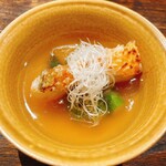 御料理 ふじ田 - 函館のアスパラガス 九州の甘鯛 白髪ネギ