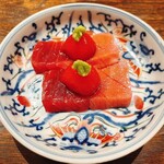 御料理 ふじ田 - 赤身 とろたま 宮城まぐろ