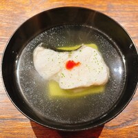 御料理 ふじ田 - えんどう豆 うぐいすどうふ すずきのくずうち